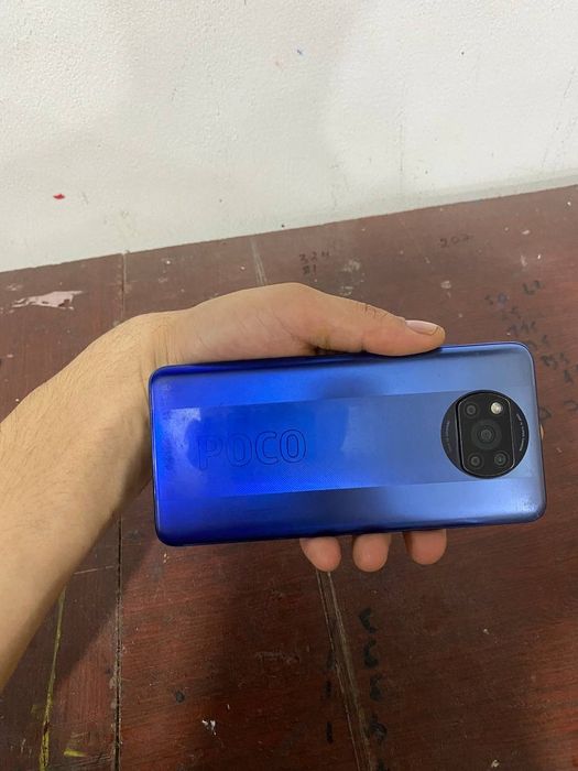 Poco x3 Pro 8+3/256GB Rangi koʻk xolati ideal