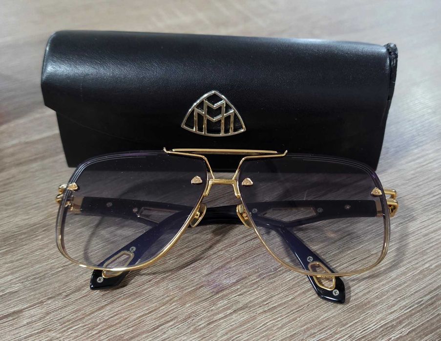 Слънчеви очила Maybach King 2 black & gold