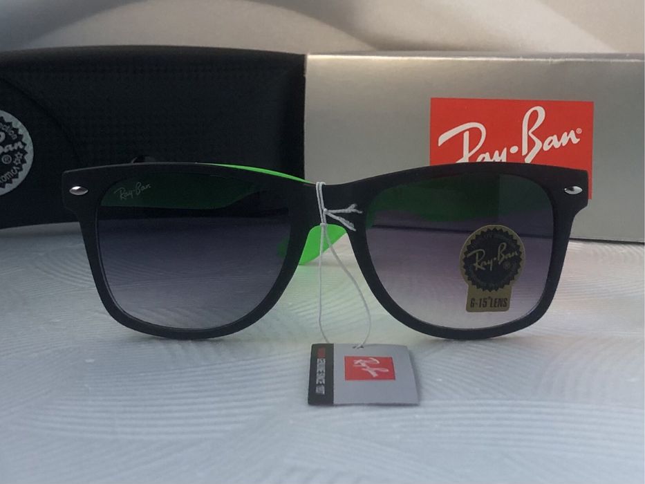 мъжки слънчеви очила сигнално зелени дръжки 2140