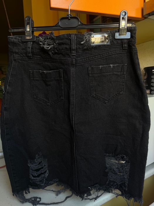 Дънкова черна пола Allessa