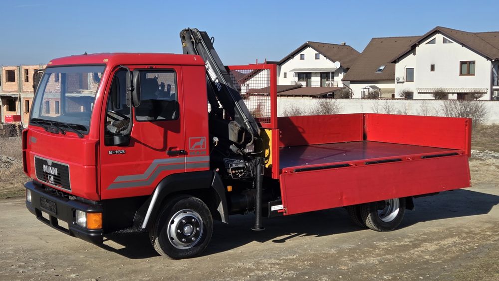 Man 7,5t - cu macara Hiab 045