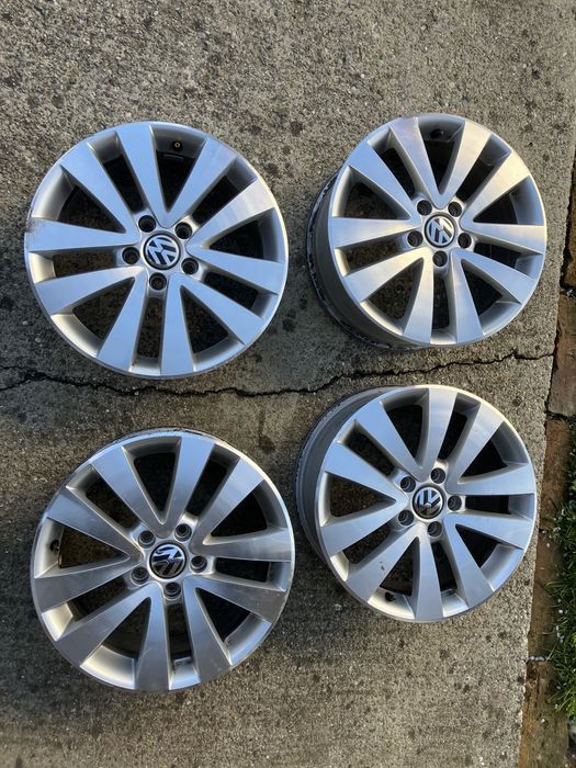 Jante aliaj R17 5x112 Audi/Vw/Skoda/Seat/VAG impecabile cromate