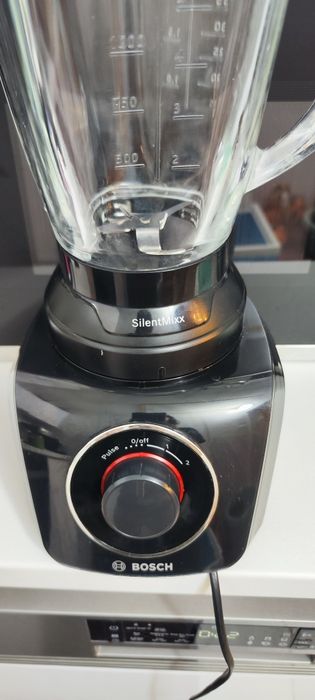 Blender Bosch MMB42G0B, 700 W, 2.3 l, 2 viteze + functie turbo, Negru