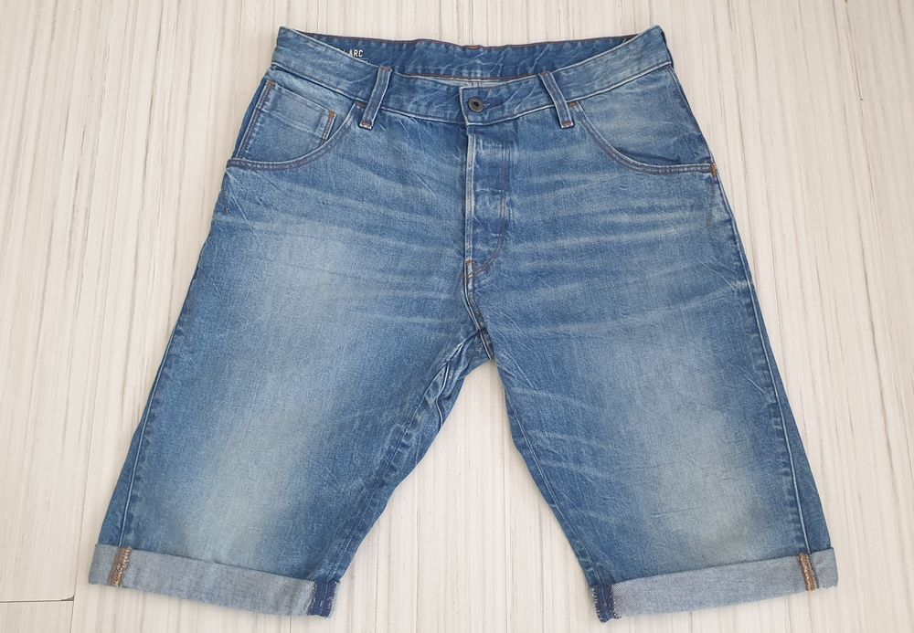 G - Star Arc 3D 1/2  Short Jeans Mens Size 32 ОРИГИНАЛ! Мъжки Къси Дънкови Панталони!