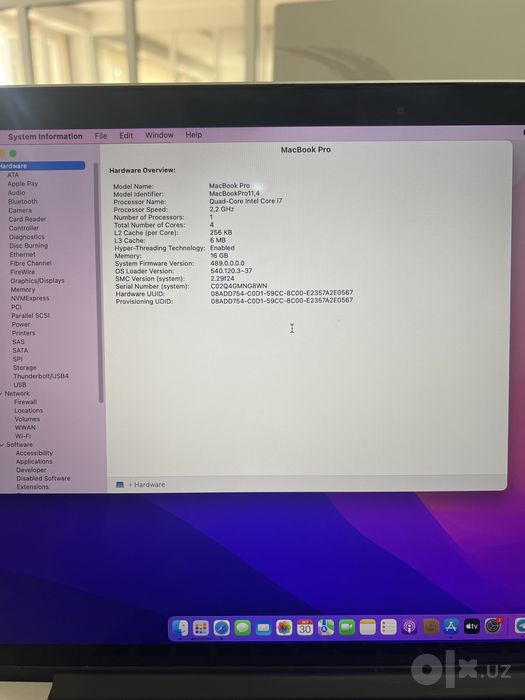 Macbook pro 2015
