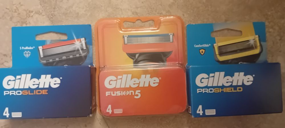 Gilett fusion si pgroglide și prosheld