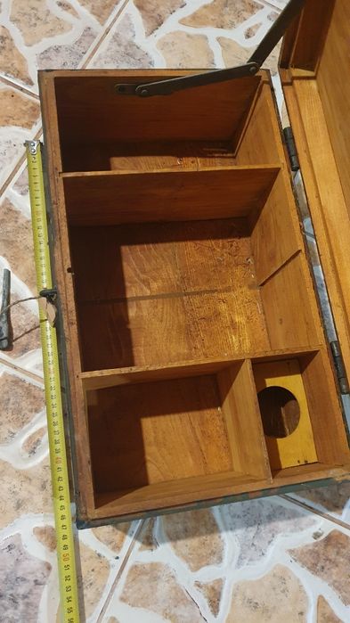 Ladă militară din lemn