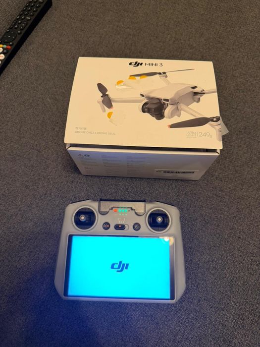 Drona dji  mini 3+ controler smart+baterie ultra light