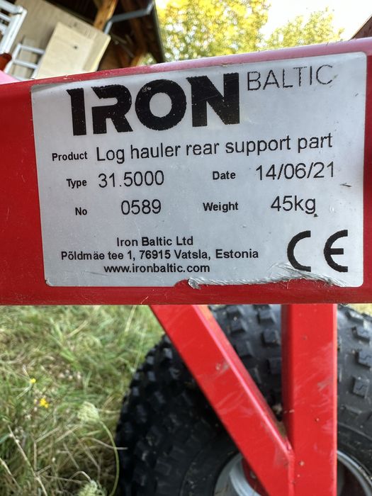 Remorca busteni atv si auto .