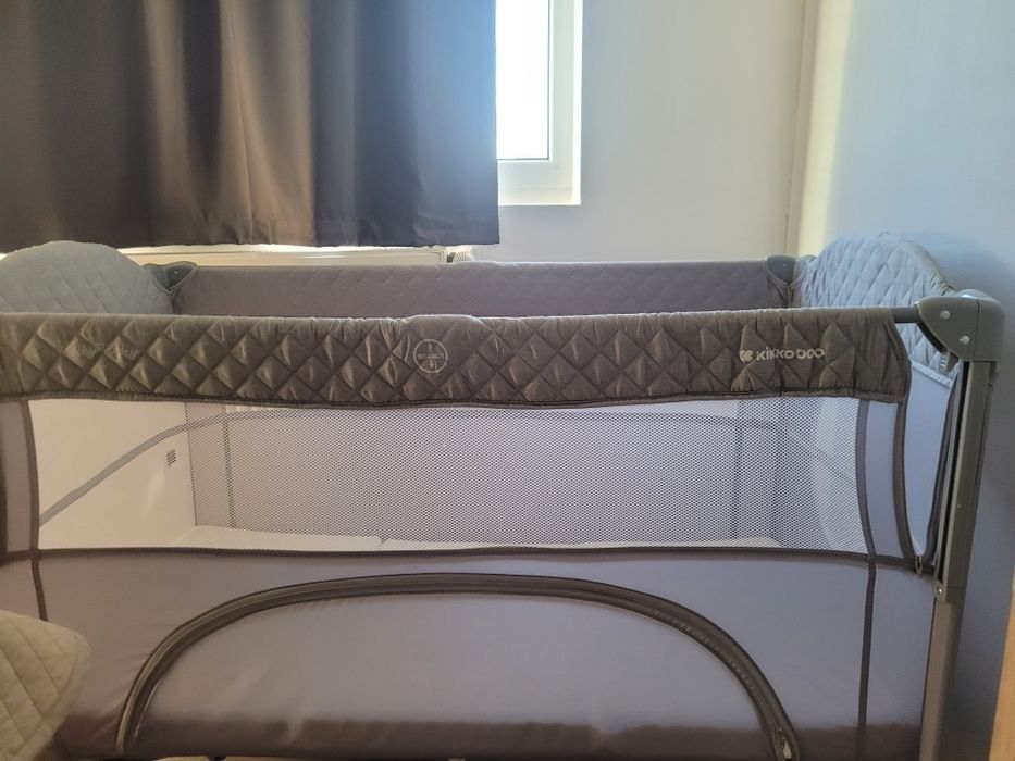 Бебешка кошара с падаща преграда