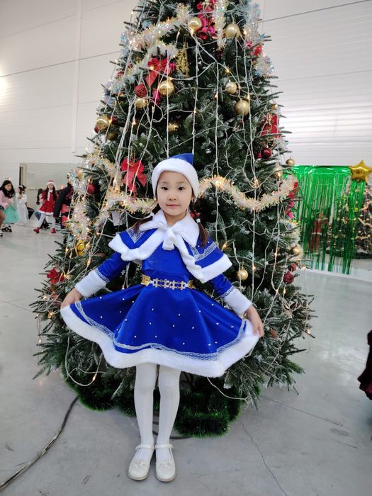 Костюм санты для дев/мальчиков прокат (Алматы)