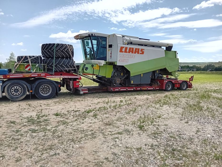Transport agabaritic, special pentru utilaje agricole, combine/ etc