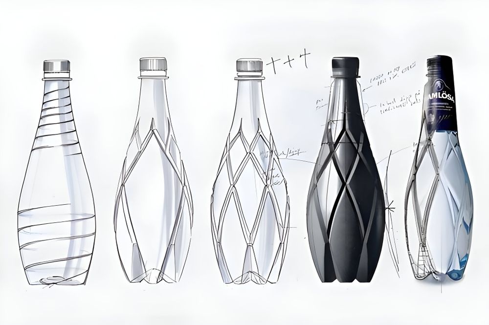 Изготовление бутылок по индивидуальному заказу с логотипом бренда