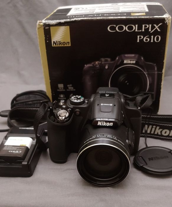 фотоаппарат Nikon Coolpix P610 60x 16mp FHD 120f fps компакт суперзум