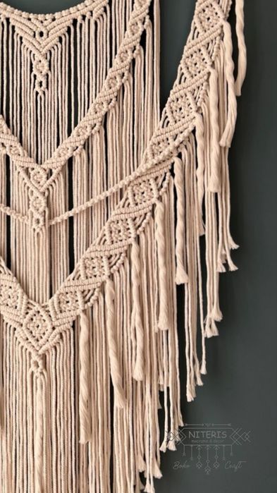 Бохо, макраме панно