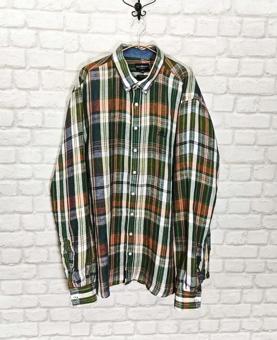 Jean Paul 100% Ленена мъжка риза размер 3XL / XXXL