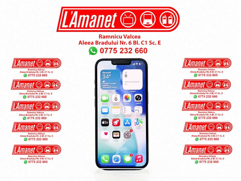 iPhone 17e Black 256GB Neverlocked Stare Excelenta 6 Incarcari FullBox Garantie