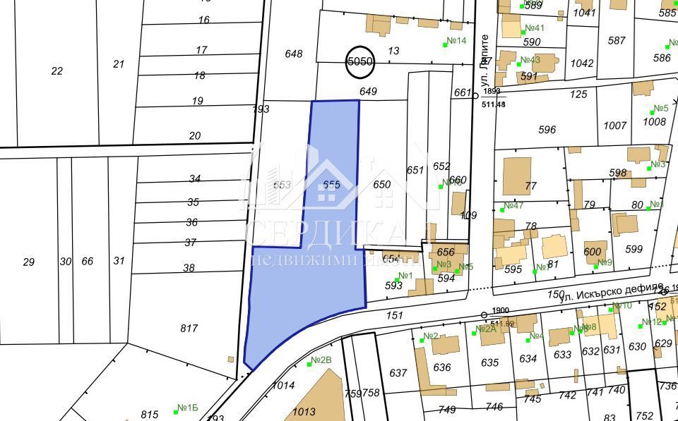 Продава се Парцел в Нови Искър - 3944 кв.м за 82 €/кв.м - Снимка #2