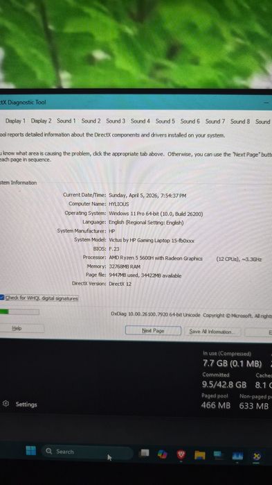 Laptop HP Victus