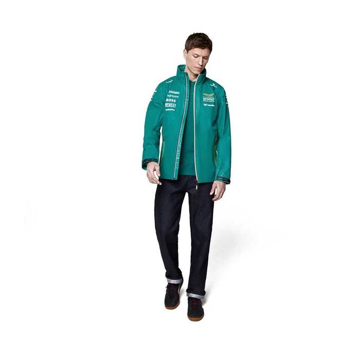 Aston Martin x Hugo Boss F1 Team Rain Jacket - Оригинално мъжко яке