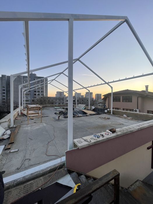 Метални конструкции и халета. Изработка и монтаж.