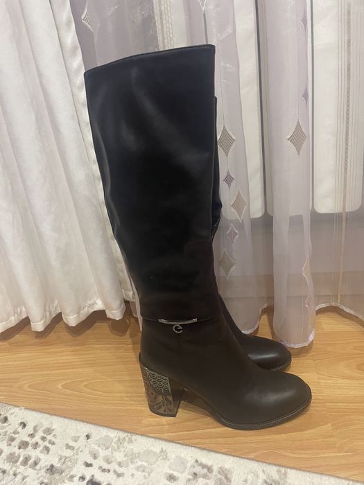 Дамски ботуши от еко кожа