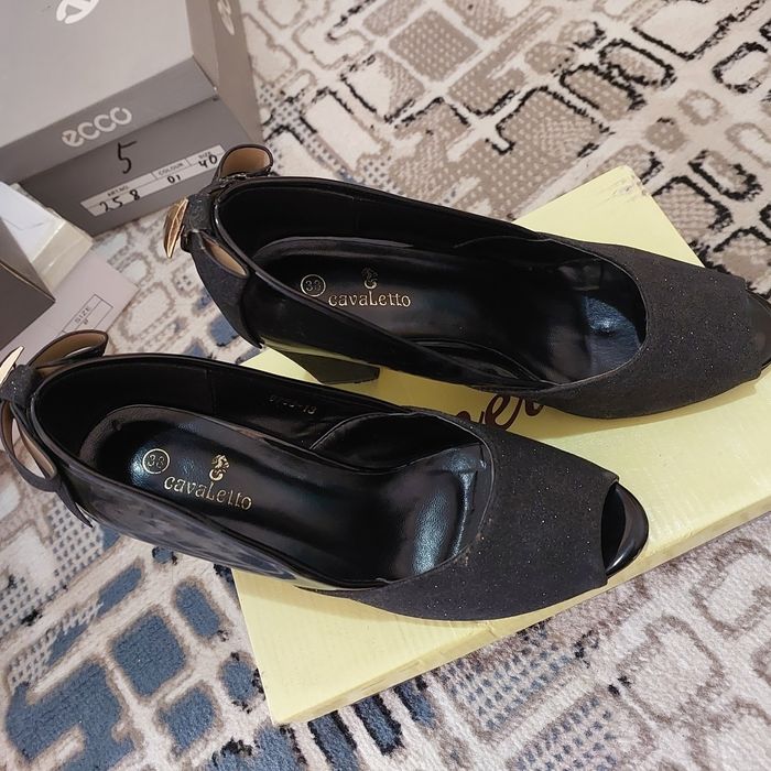 Туфли платформе с открытом носом