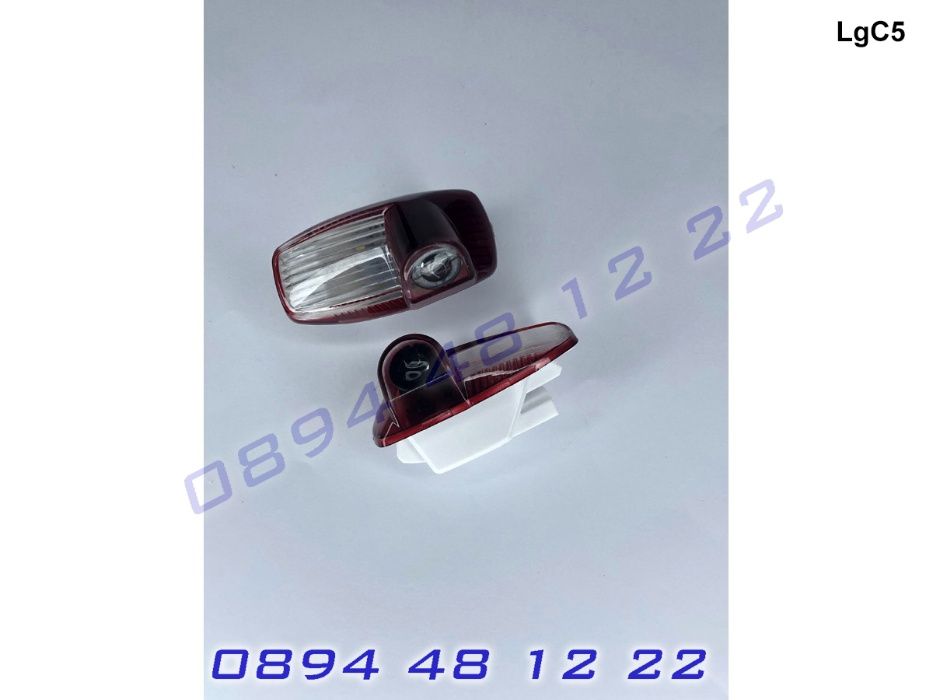 ЛЕД Светещо Лого Проектор Врата Автомобил Кола Проектори Porsche Порше