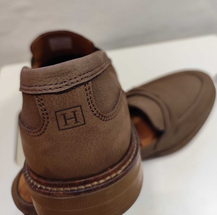 Pantofi loafer 43 43.5 44 de lux Hackett London piele naturala nappa