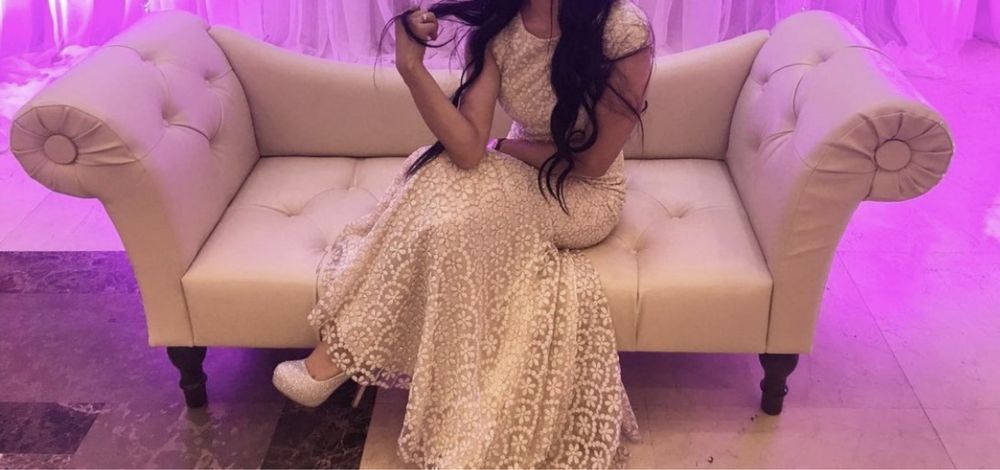 Платьеблестящее в пол