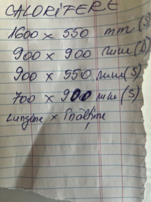 Vand 4 buc. calorifere pentru incalzire centrala