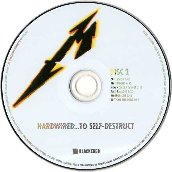 3xCD Metallica - Hardwired...To Self-Destruct 2016 (Deluxe Edition)