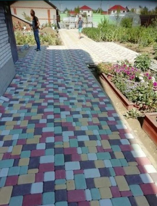 Укладка брусчатки, асфальта