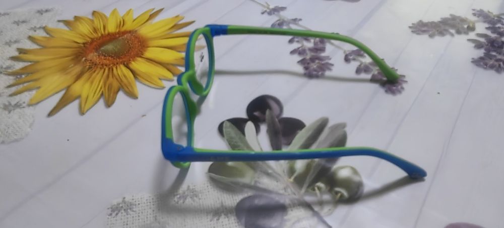 Rama de ochelari copii, Milo & Me, Charly, albastru-verde, 3-5 ani