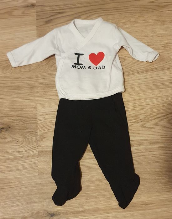 Pachet haine 0-3 luni, bumbac, accesorii noi