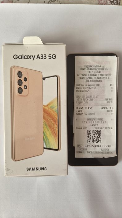 SAMSUNG Galaxy A 33 Peach 5G 128 GB