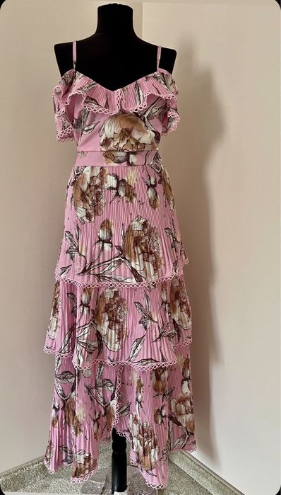 Рокля на Twin Set, резедаво зелено