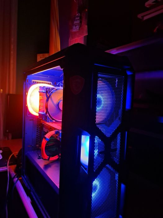 Мощен Геймърски Компютър / Gaming PC - i5 10400F / EVGA RTX 3060 12GB / 16GB RAM / 512GB SSD