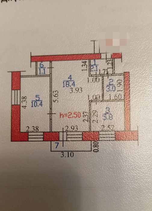 Продам 2-х ком.квартиру