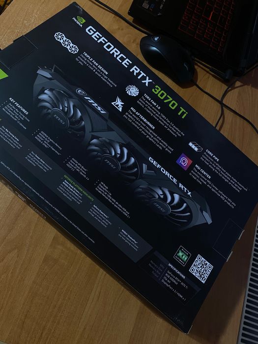 Видео карта MSI RTX 3070 Ti Ventus 3x 8G OC