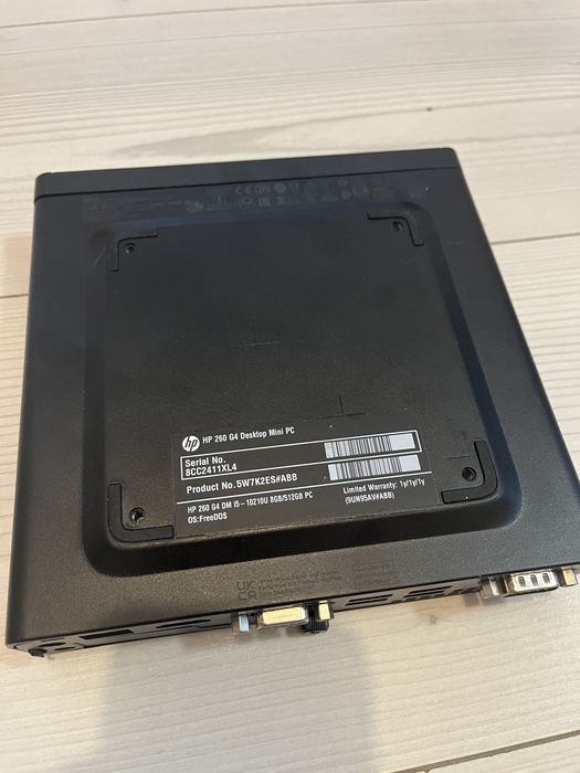 HP 260 G4 Mini PC, Intel Core i5-10210U 1.60 - 4.20GHz, 8GB DDR4, 512GB SSD