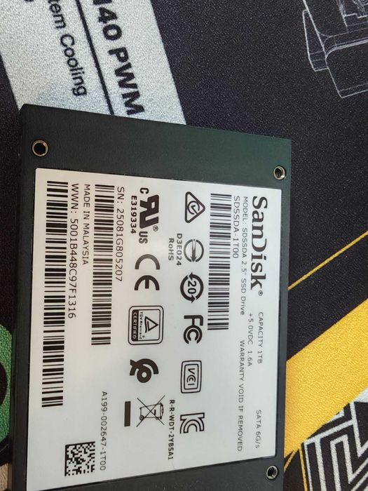 Solid State Drive (SSD) SanDisk Plus/X400, 2.5", 1TB, SATA3