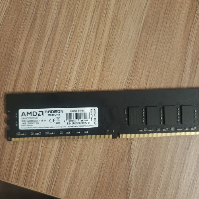 ОЗУ amd 16gb 3200mz новая
