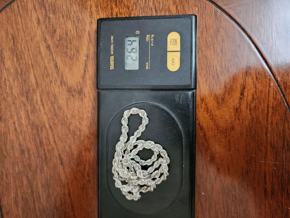 Серебряный цепочка 916 проба 26 грамм