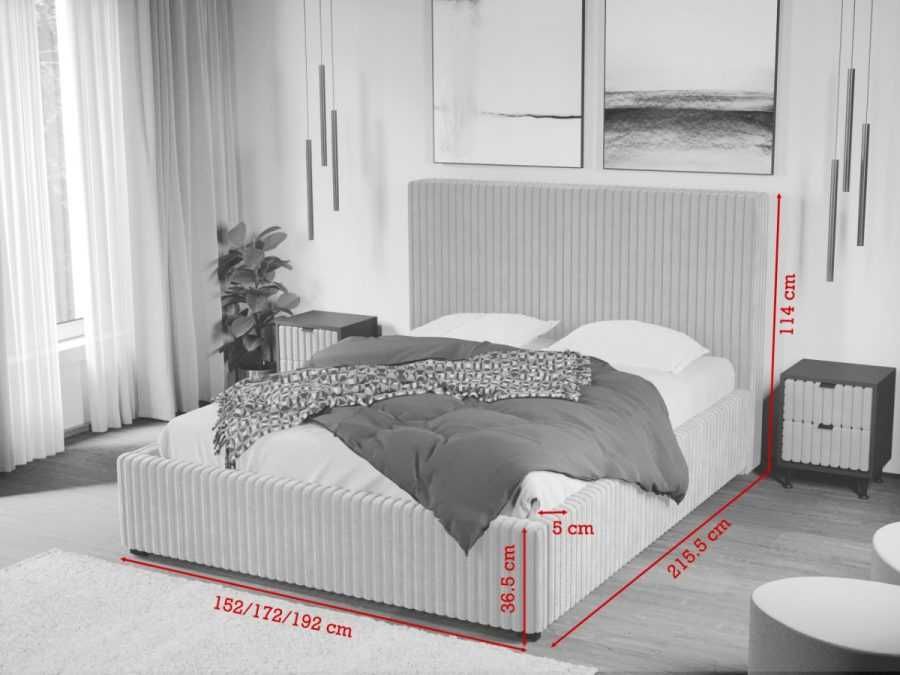 Pat Tapitat Reno Bej Tilia 17 cu somiera rabatabila si lada