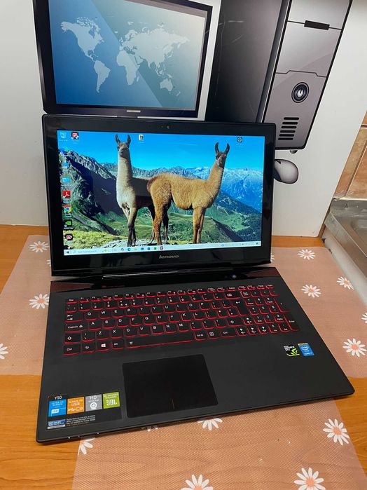 Laptop gaming Lenovo Y50, I7 4710HQ, 16 Gb, Display 4k, garantie