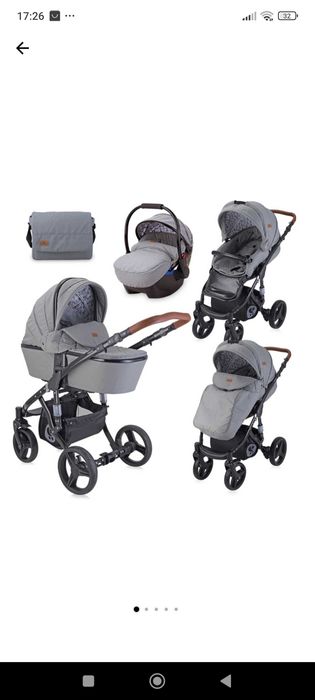 Количка лорели с 3 коша