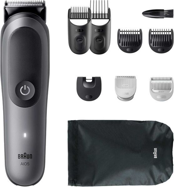 Нов Мултитример Машинка за Подстригване Braun AIO5545 Series 5 9 в 1, 2 години Гаранция