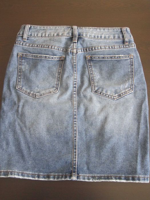 Къса дънкова пола