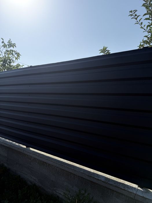 Tablă Cutată Gard RAL 7016 Gri Antracit Mat 35P 0.5MM 3M 4M 5M 6M